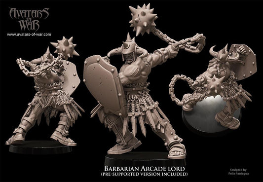 Avatars of War Barbarian Arcade Lord - Fantasy / D&D (Custom Order) - product image