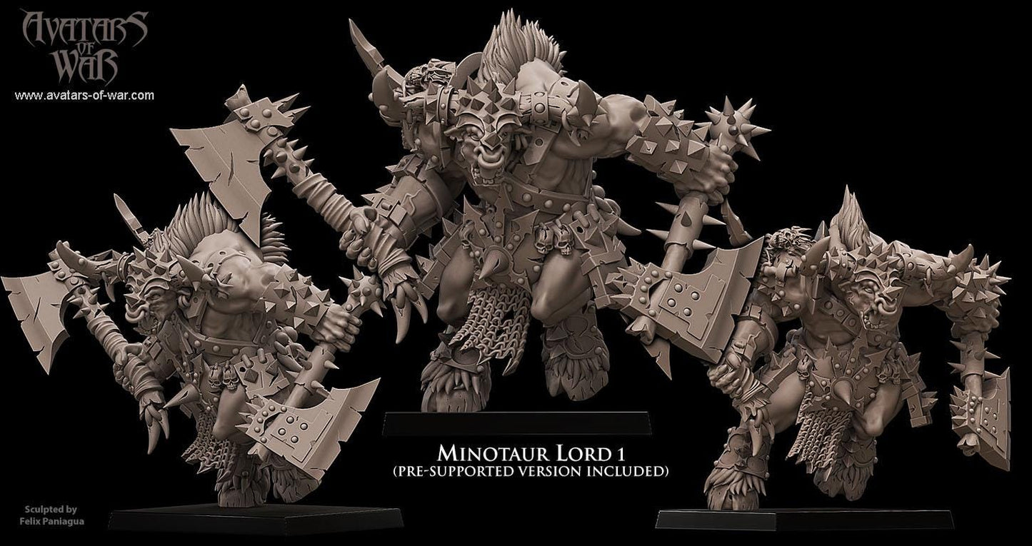 Avatars of War Minotaur Lord 1 - Fantasy / D&D (Custom Order) - product image