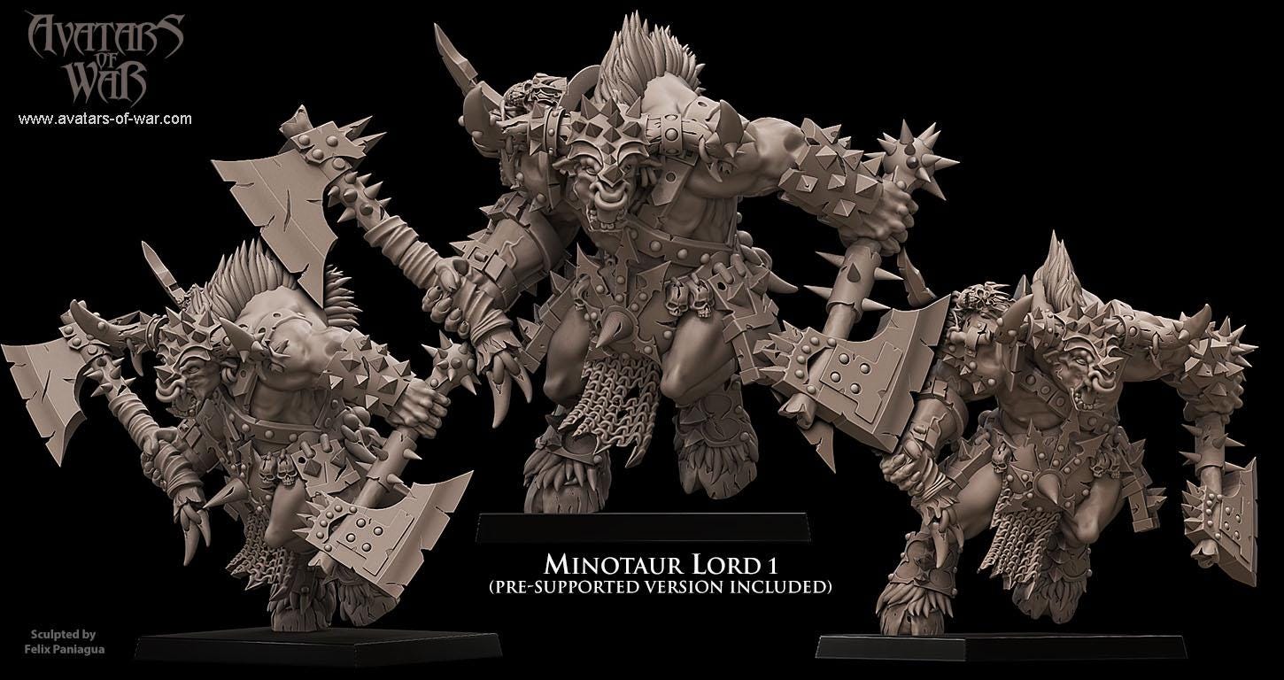Avatars of War Minotaur Lord 1 - Fantasy / D&D (Custom Order) - product image