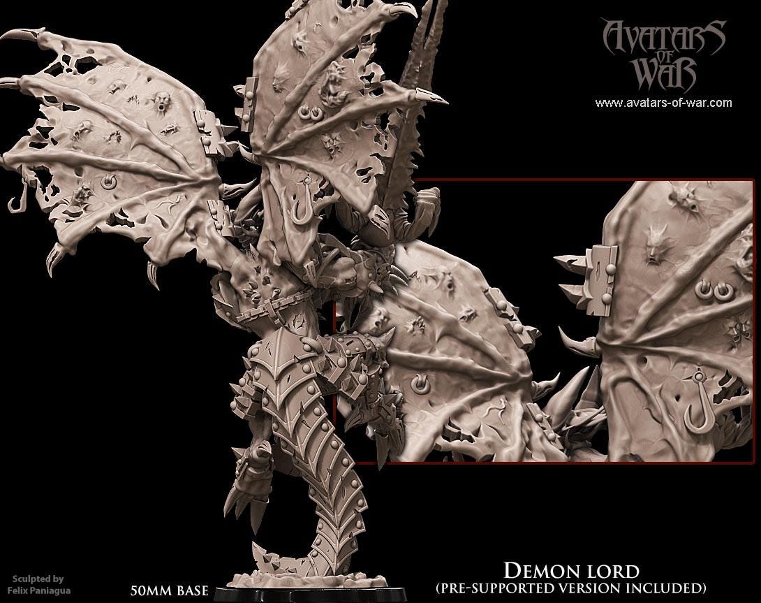 Avatars of War Demon Prince of Wrath - Fantasy / D&D (Custom Order) - product image 3 of 4