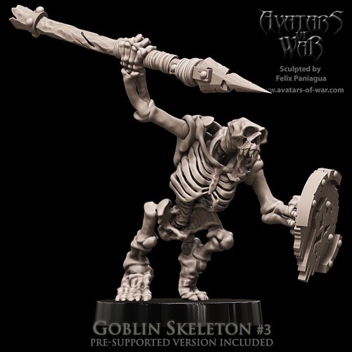 Avatars of War Goblin Skeletons - Fantasy / D&D (Custom Order) - product image 3 of 5