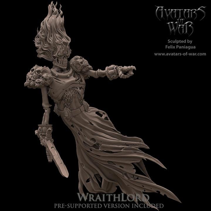 Avatars of War Wraith Lord - Fantasy / D&D (Custom Order) - product image