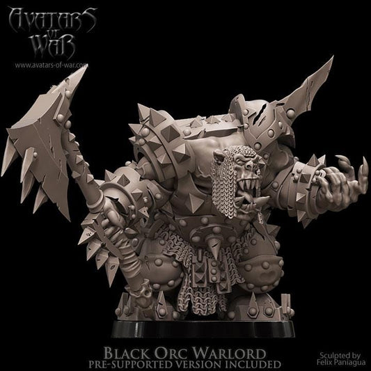 Avatars of War Black Orc Warlord - Fantasy / D&D (Custom Order) - product image