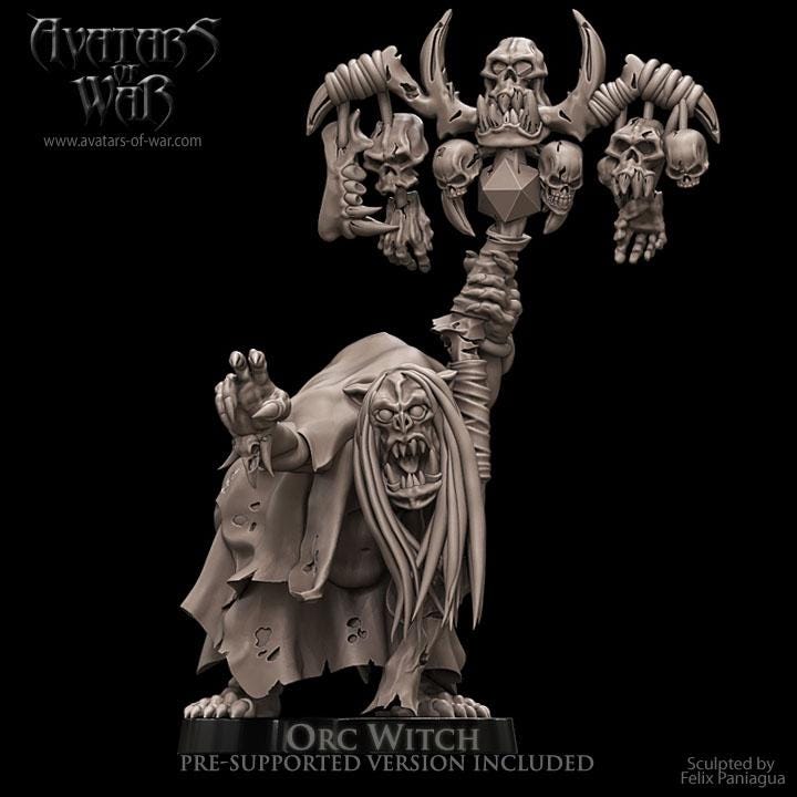 Avatars of War Orc Witch - Fantasy / D&D (Custom Order) - product image