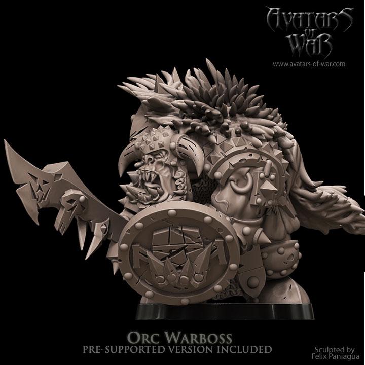 Avatars of War -  Orc Warboss - Fantasy / D&D (Custom Order)