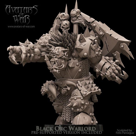 Avatars of War Black Orc Warlord - Fantasy / D&D (Custom Order) - product image