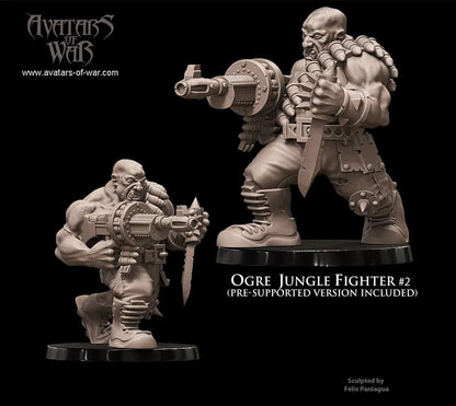 Avatars of War -  Ogre Jungle Fighters - Sci-Fi / D&D