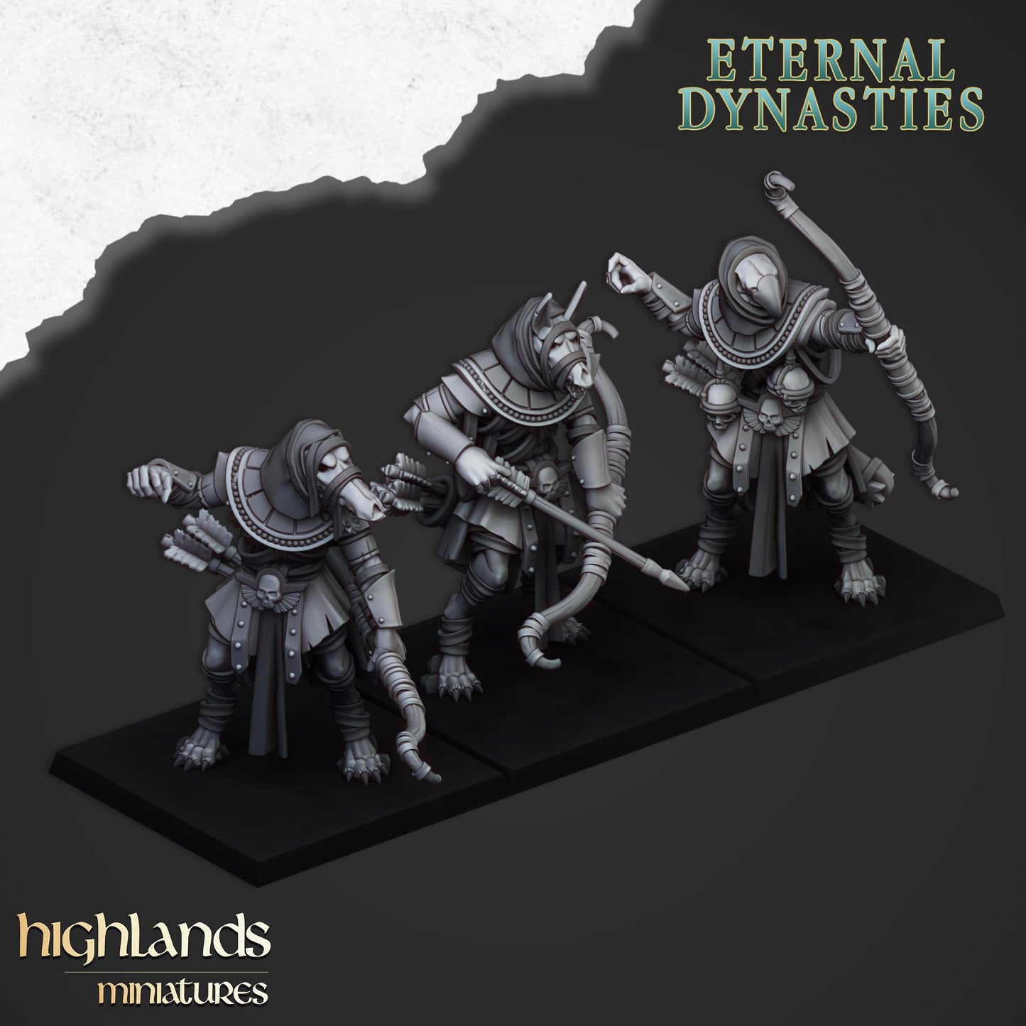 Highland Miniatures Anubis Guard - Fantasy / D&D (Custom Order) - product image 1 of 2