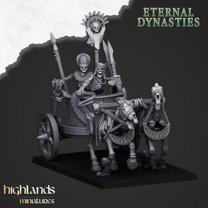 Highland Miniatures Ancient Skeletal Chariots - Fantasy / D&D (Custom Order) - product image 2 of 4