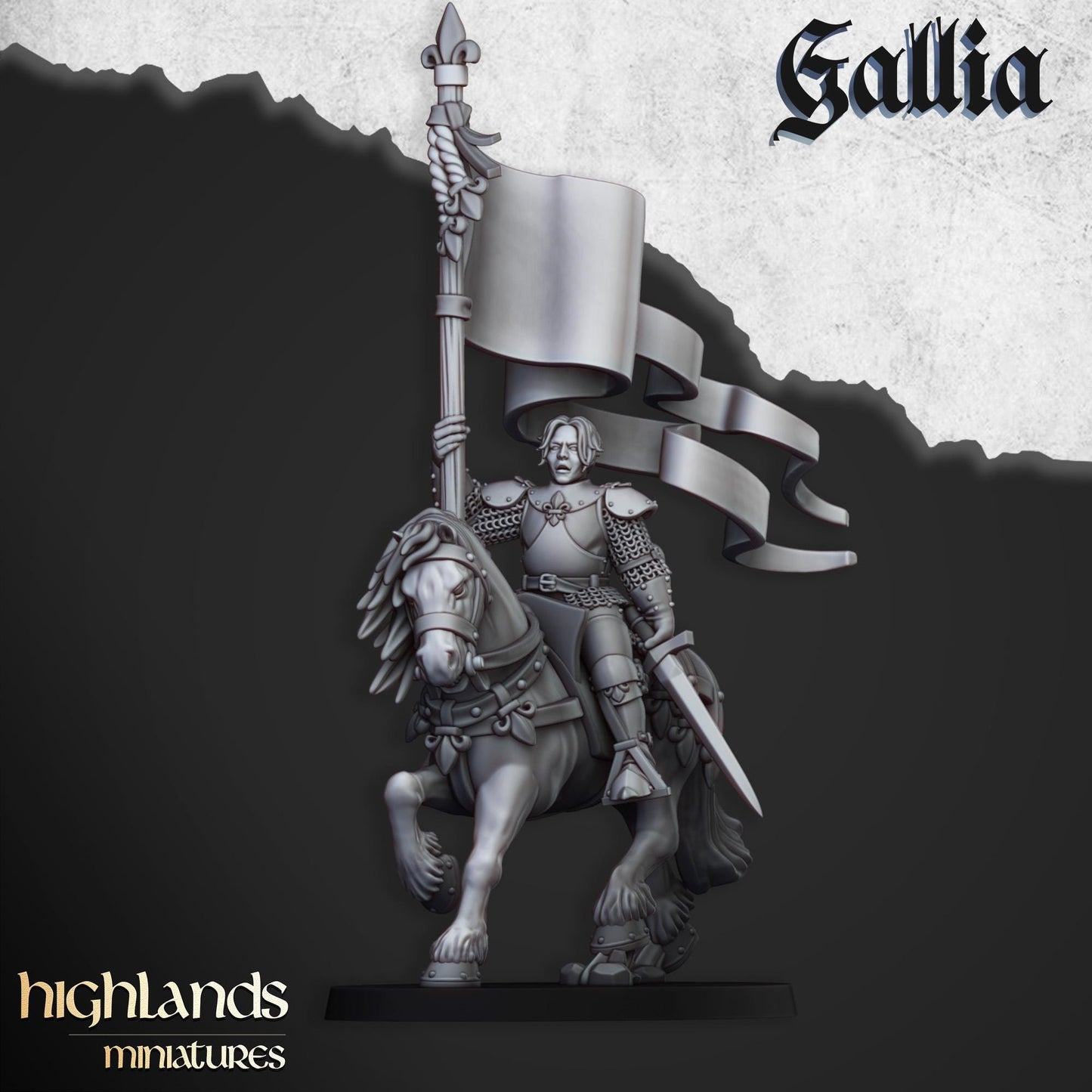 Highland Miniatures Baroness of Gallia - Fantasy / D&D (Custom Order) - product image 1 of 2