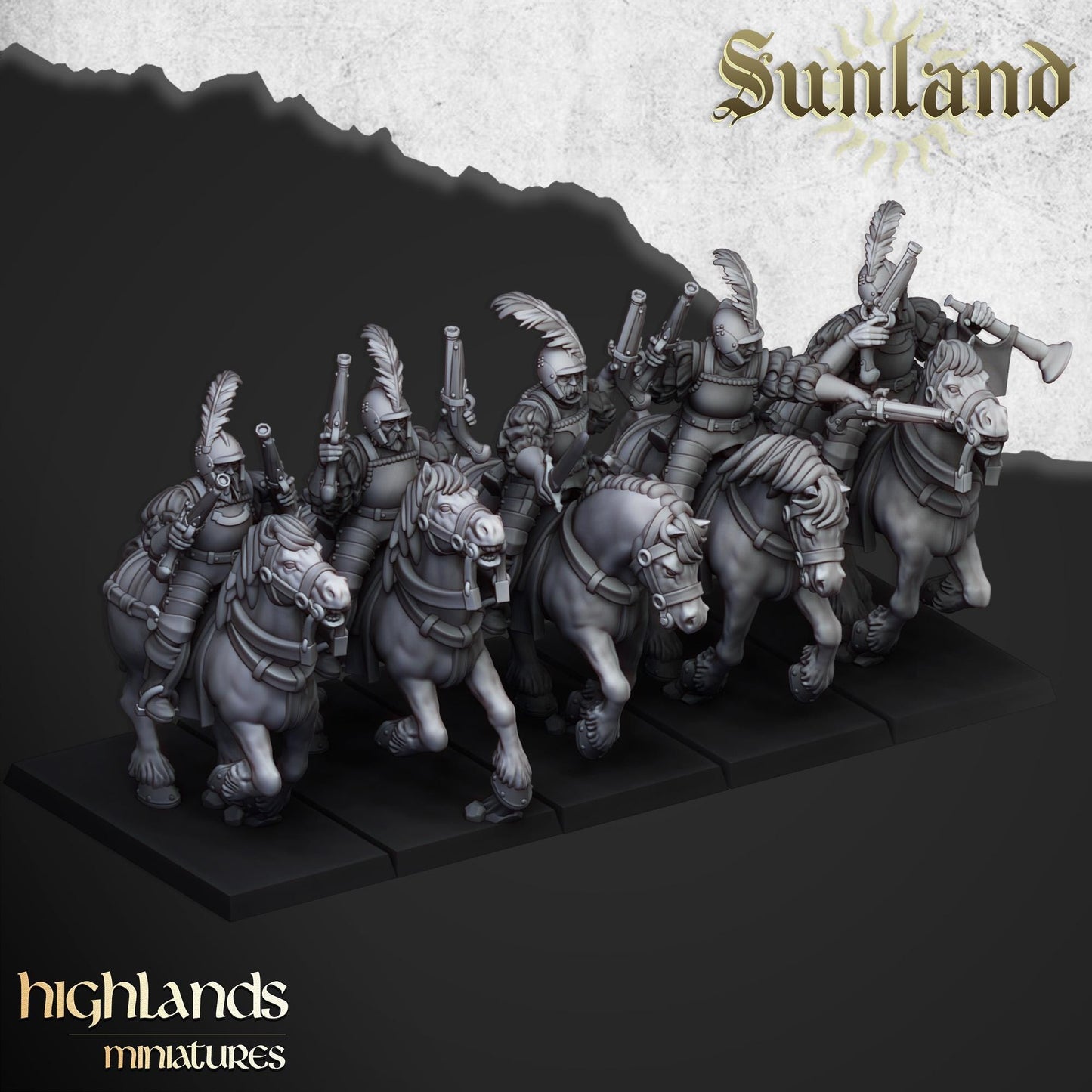 Highland Miniatures Sunland Pistoleers - Fantasy / D&D (Custom Order) - product image 1 of 2