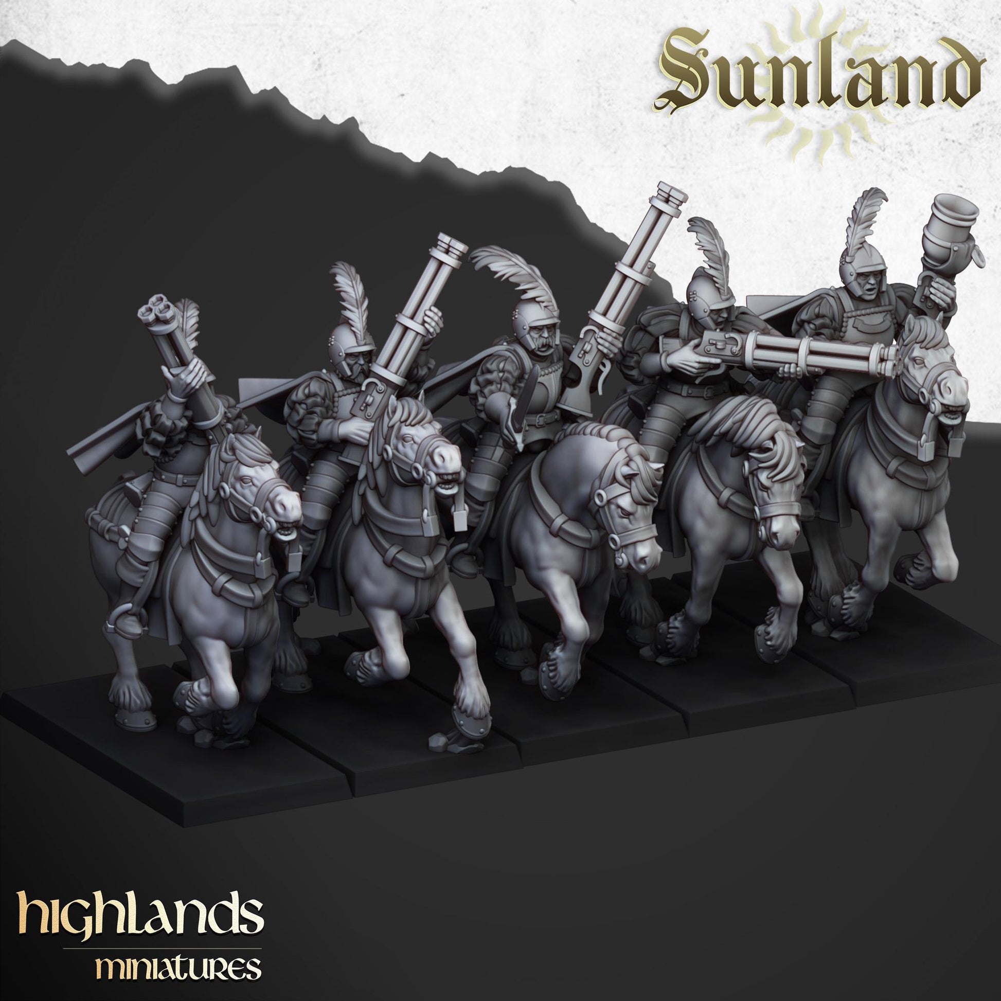 Highland Miniatures Sunland Pistoleers - Fantasy / D&D (Custom Order) - product image 2 of 2