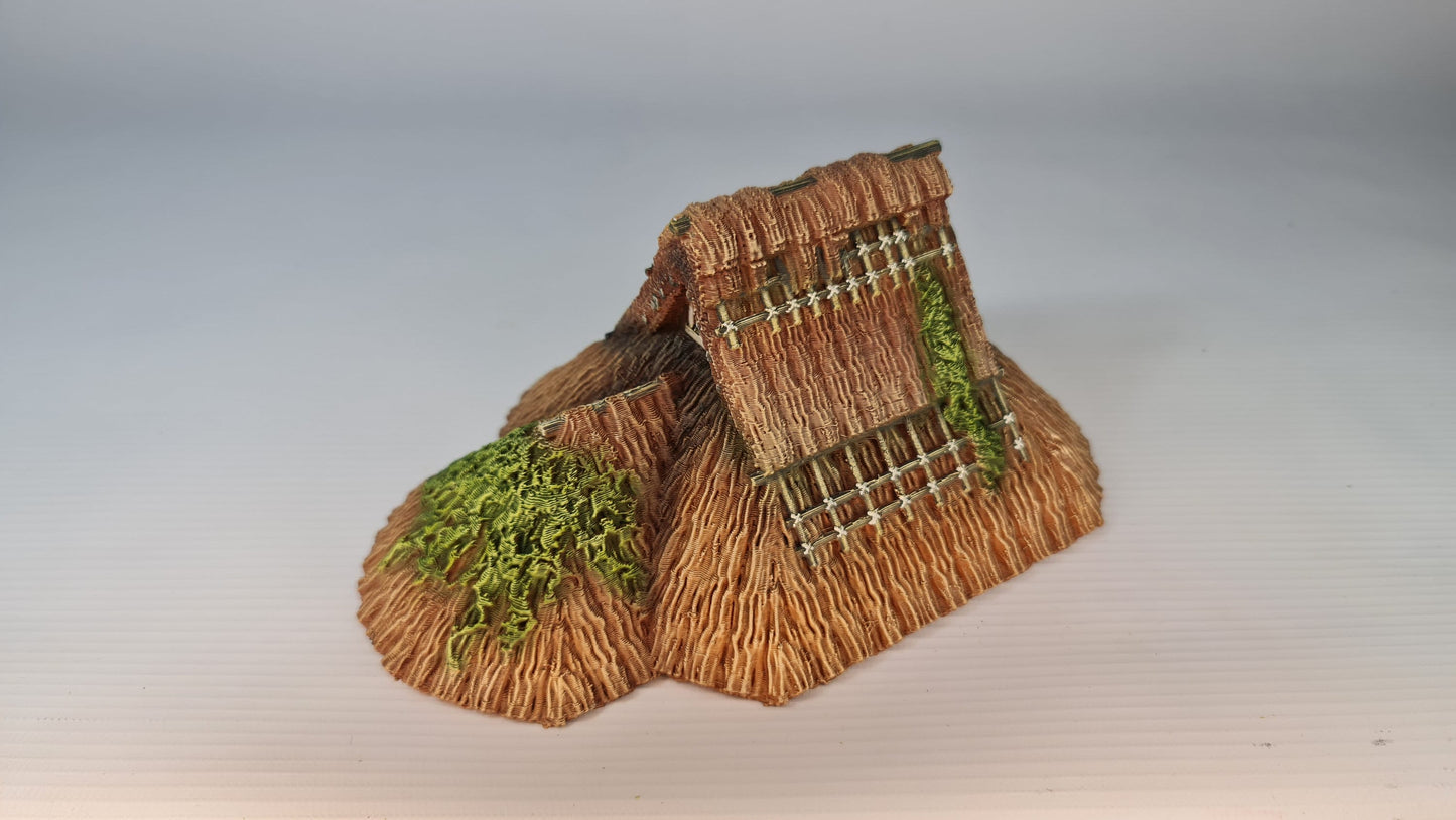 Nippon Saga Farm House One - Wargaming Terrain 28mm - Printed on FDM Bambu Lab X1 Carbon (Custom Order) - product image 7 of 10