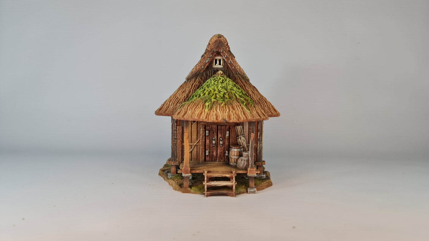 Nippon Saga Farm House One - Wargaming Terrain 28mm - Printed on FDM Bambu Lab X1 Carbon (Custom Order) - product image 8 of 10