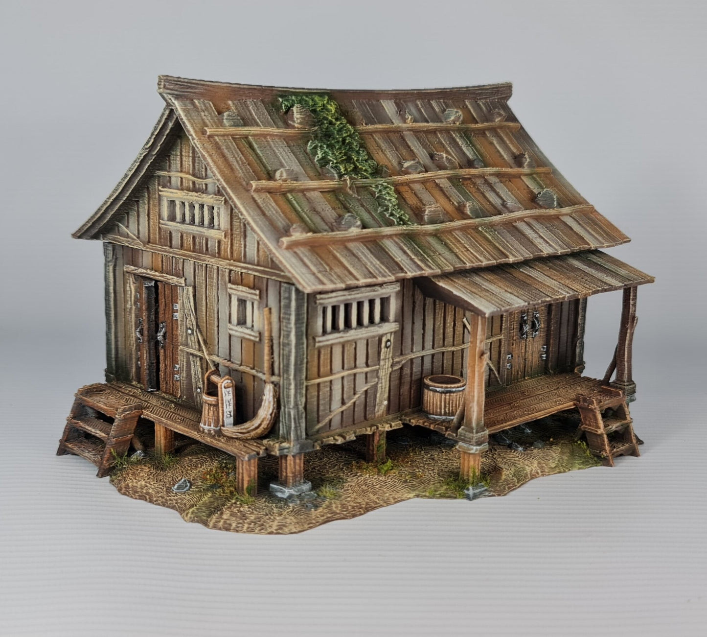 Nippon Saga Farm House Two - Wargaming Terrain 28mm - Printed on FDM Bambu Lab X1 Carbon (Custom Order) - product image 1 of 10