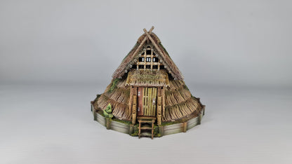 Nippon Saga Farm House Three - Wargaming Terrain 28mm - Printed on FDM Bambu Lab X1 Carbon (Custom Order) - product image 2 of 10