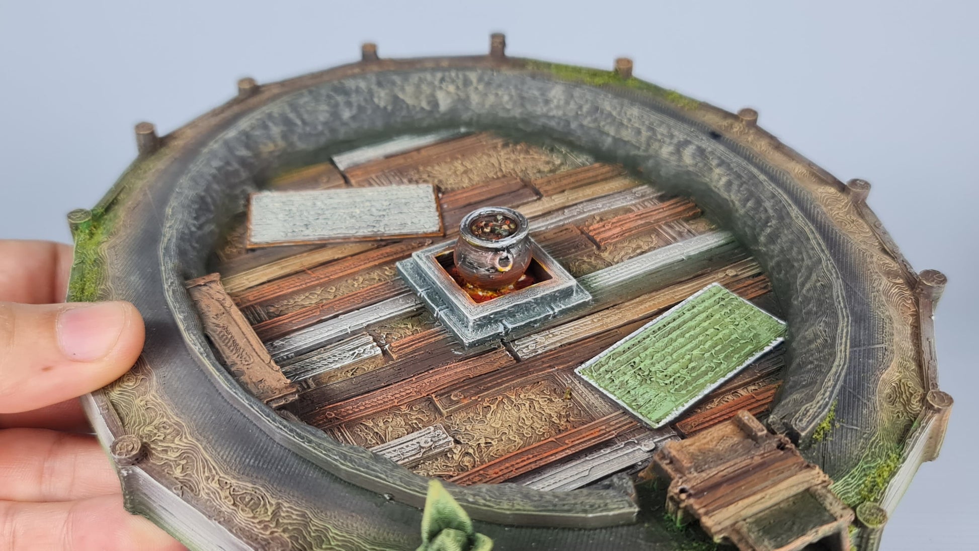 Nippon Saga Farm House Three - Wargaming Terrain 28mm - Printed on FDM Bambu Lab X1 Carbon (Custom Order) - product image 6 of 10