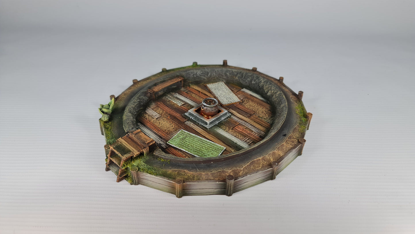 Nippon Saga Farm House Three - Wargaming Terrain 28mm - Printed on FDM Bambu Lab X1 Carbon (Custom Order) - product image 8 of 10