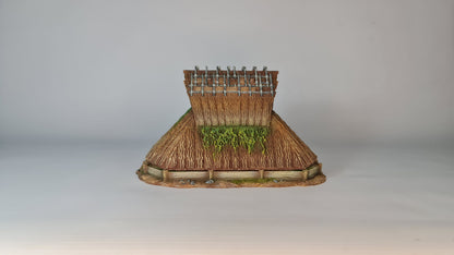 Nippon Saga Farm House Four - Wargaming Terrain 28mm - Printed on FDM Bambu Lab X1 Carbon (Custom Order) - product image 6 of 10