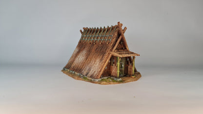 Nippon Saga Farm House Five - Wargaming Terrain 28mm - Printed on FDM Bambu Lab X1 Carbon (Custom Order) - product image 6 of 10