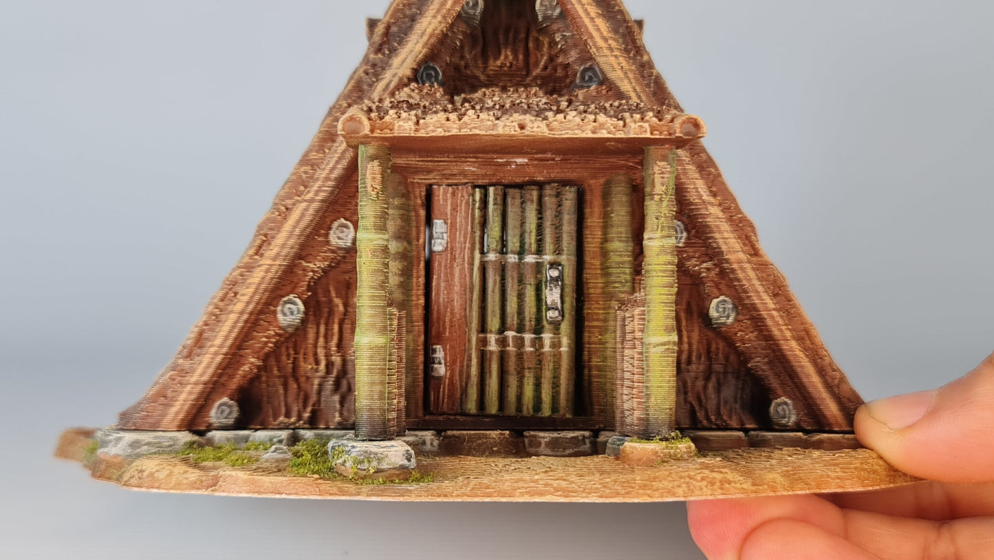Nippon Saga Farm House Five - Wargaming Terrain 28mm - Printed on FDM Bambu Lab X1 Carbon (Custom Order) - product image 7 of 10