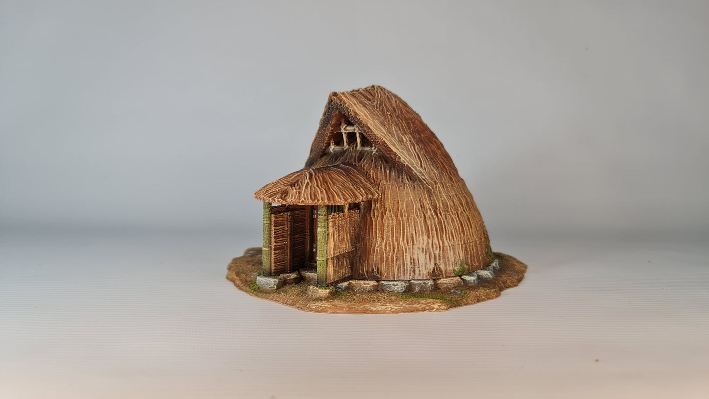 Nippon Saga Farm House Six - Wargaming Terrain 28mm - Printed on FDM Bambu Lab X1 Carbon (Custom Order) - product image 1 of 10