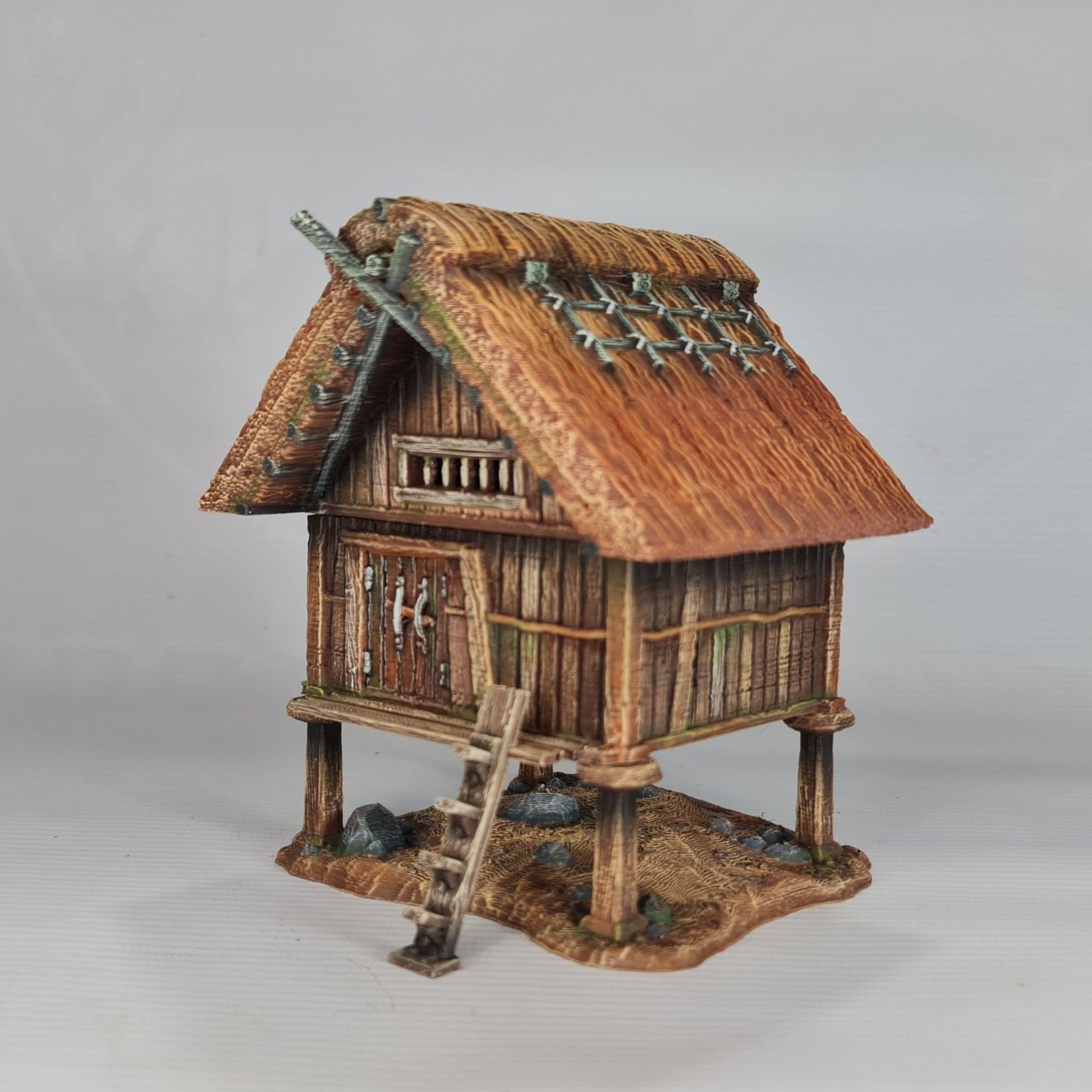 Nippon Saga Rice Storage - Wargaming Terrain 28mm - Printed on FDM Bambu Lab X1 Carbon (Custom Order) - product image 1 of 10