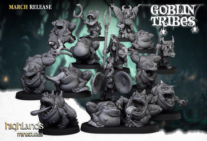 Highland Miniatures Swamp Goblins Herd - Fantasy / D&D (Custom Order) - product image 1 of 2