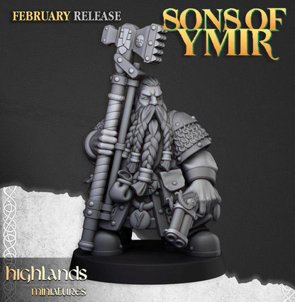 Highland Miniatures Dwarf Engineers- Fantasy / D&D (Custom Order) - product image 1 of 2