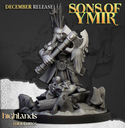 Highland Miniatures Dwarf Trollseekers - Fantasy / D&D (Custom Order) - product image 2 of 2
