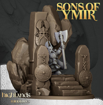 Highland Miniatures The Dwarf Lord - Fantasy / D&D (Custom Order) - product image 2 of 3