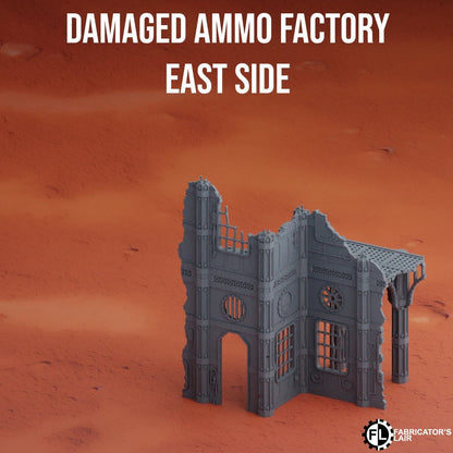 Damaged Ammo Factory Wargaming Terrain 28mm - Printed on FDM Bambu Lab X1 Carbon (Custom Order) - product image 2 of 4