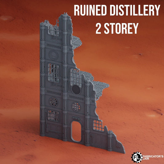 Ruined Distillery Wargaming Terrain 28mm - Printed on FDM Bambu Lab X1 Carbon (Custom Order) - product image 2 of 4