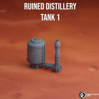 Ruined Distillery Wargaming Terrain 28mm - Printed on FDM Bambu Lab X1 Carbon (Custom Order) - product image 3 of 4