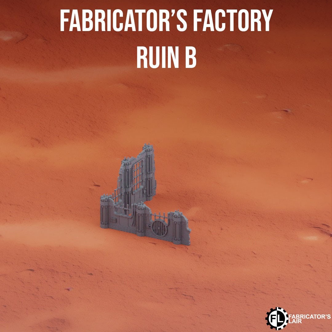 Fabricator's Factory Wargaming Terrain 28mm - Printed on FDM Bambu Lab X1 Carbon (Custom Order) - product image 5 of 10