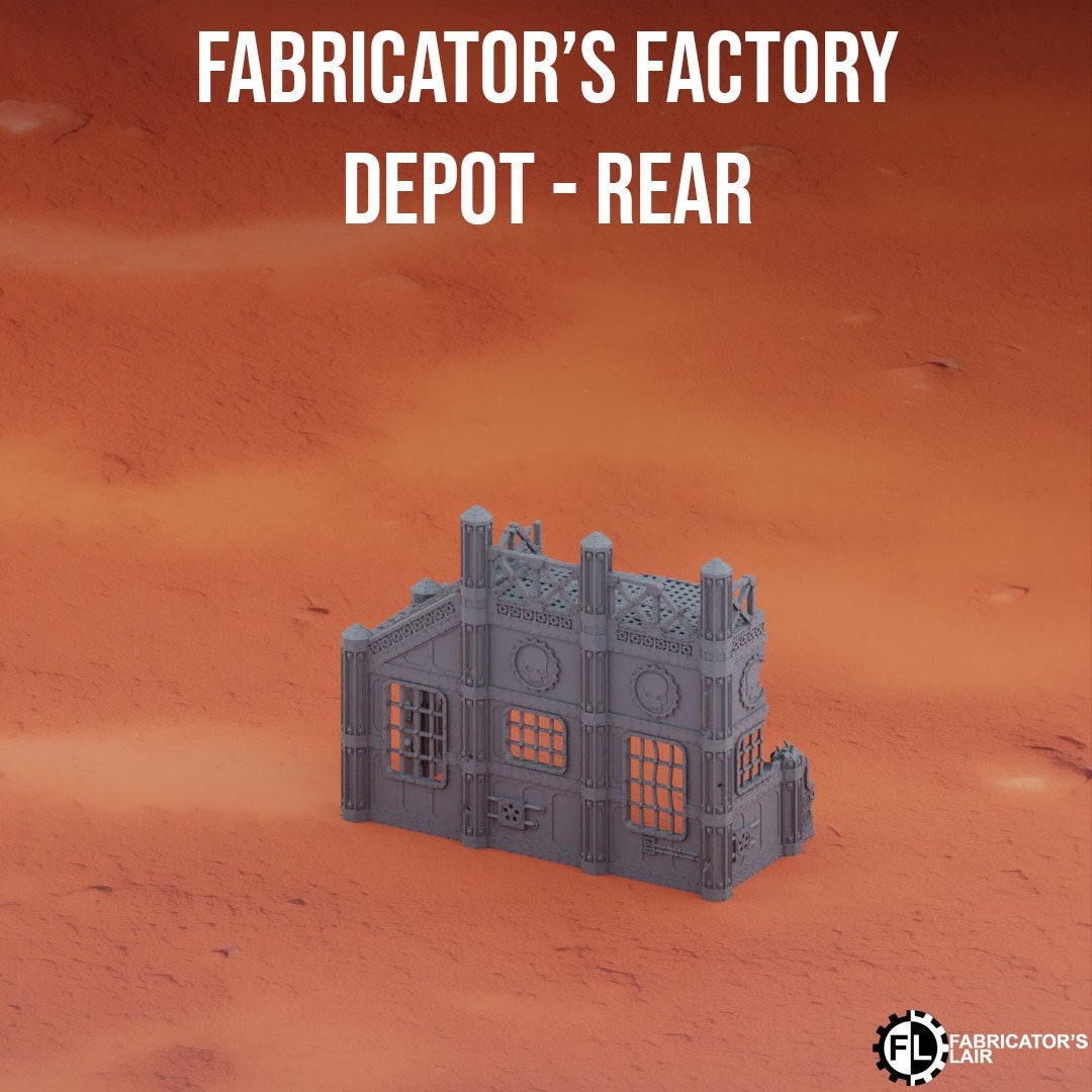 Fabricator's Factory Wargaming Terrain 28mm - Printed on FDM Bambu Lab X1 Carbon (Custom Order) - product image 8 of 10