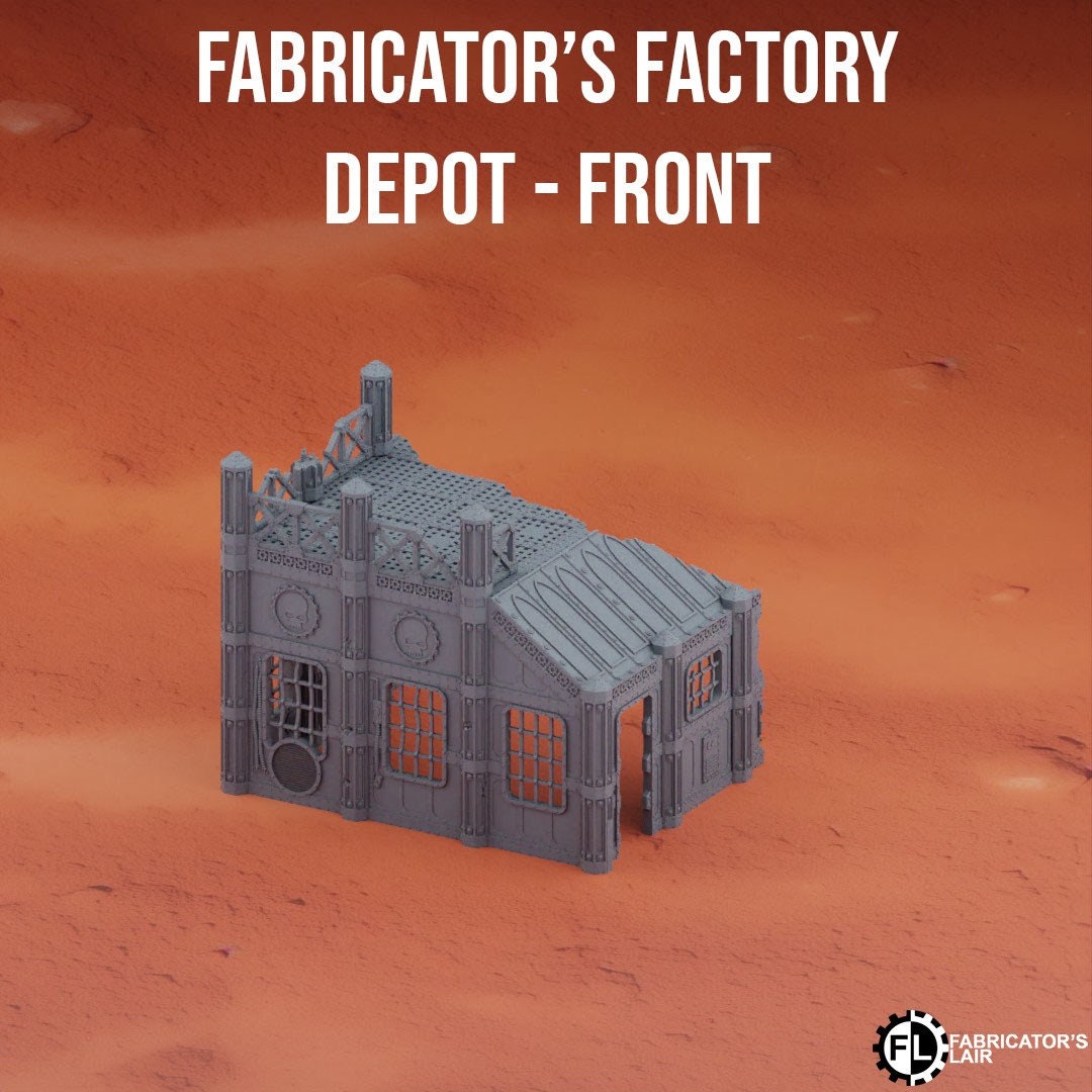 Fabricator's Factory Wargaming Terrain 28mm - Printed on FDM Bambu Lab X1 Carbon (Custom Order) - product image 10 of 10