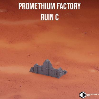 Promethium Factory Wargaming Terrain 28mm - Printed on FDM Bambu Lab X1 Carbon (Custom Order) - product image 7 of 7