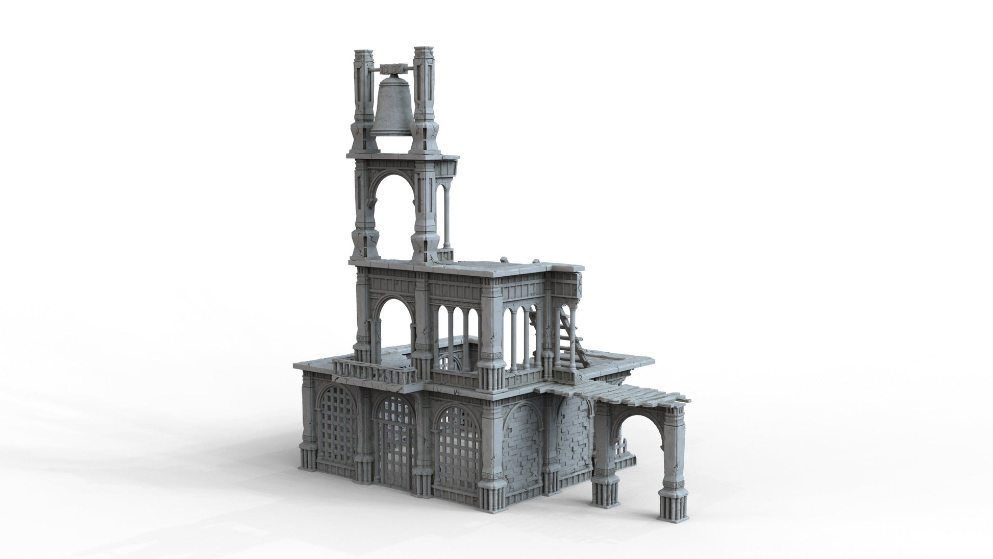 Gothic Ruins Set 1 Wargaming Terrain 28mm - Printed on FDM Bambu Lab X1 Carbon (Custom Order) - product image 4 of 6