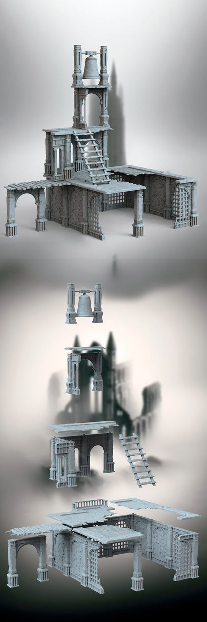 Gothic Ruins Set 1 Wargaming Terrain 28mm - Printed on FDM Bambu Lab X1 Carbon (Custom Order) - product image 2 of 6