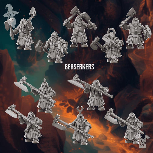 DakkaDakka Voidland Dwarf Beserkers (Custom Order) - product image 1 of 2