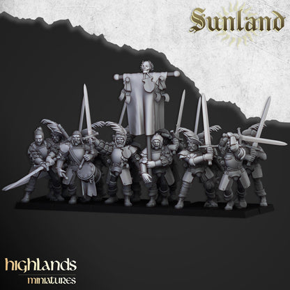 Highland Miniatures Sunland Landsknechts - Fantasy / D&D (Custom Order) - product image 1 of 3