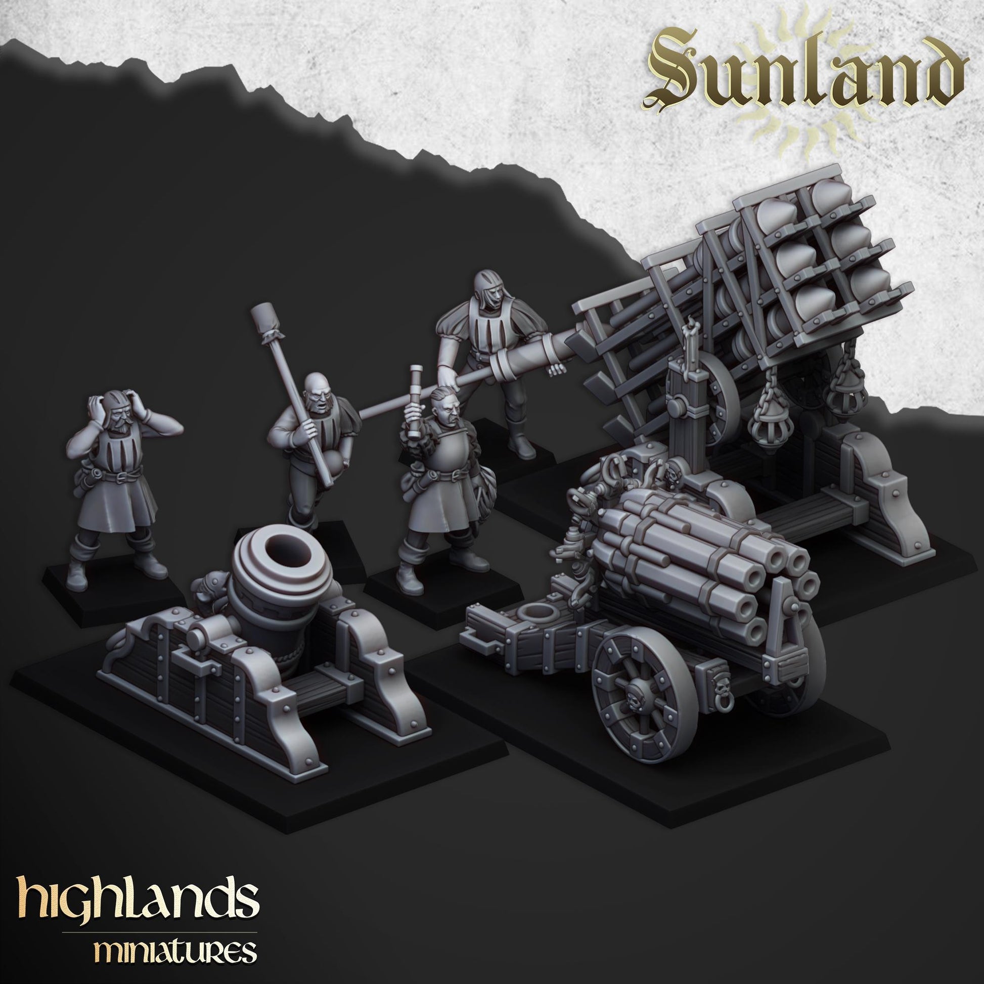 Highland Miniatures Sunland Artillery - Fantasy / D&D (Custom Order) - product image 1 of 4