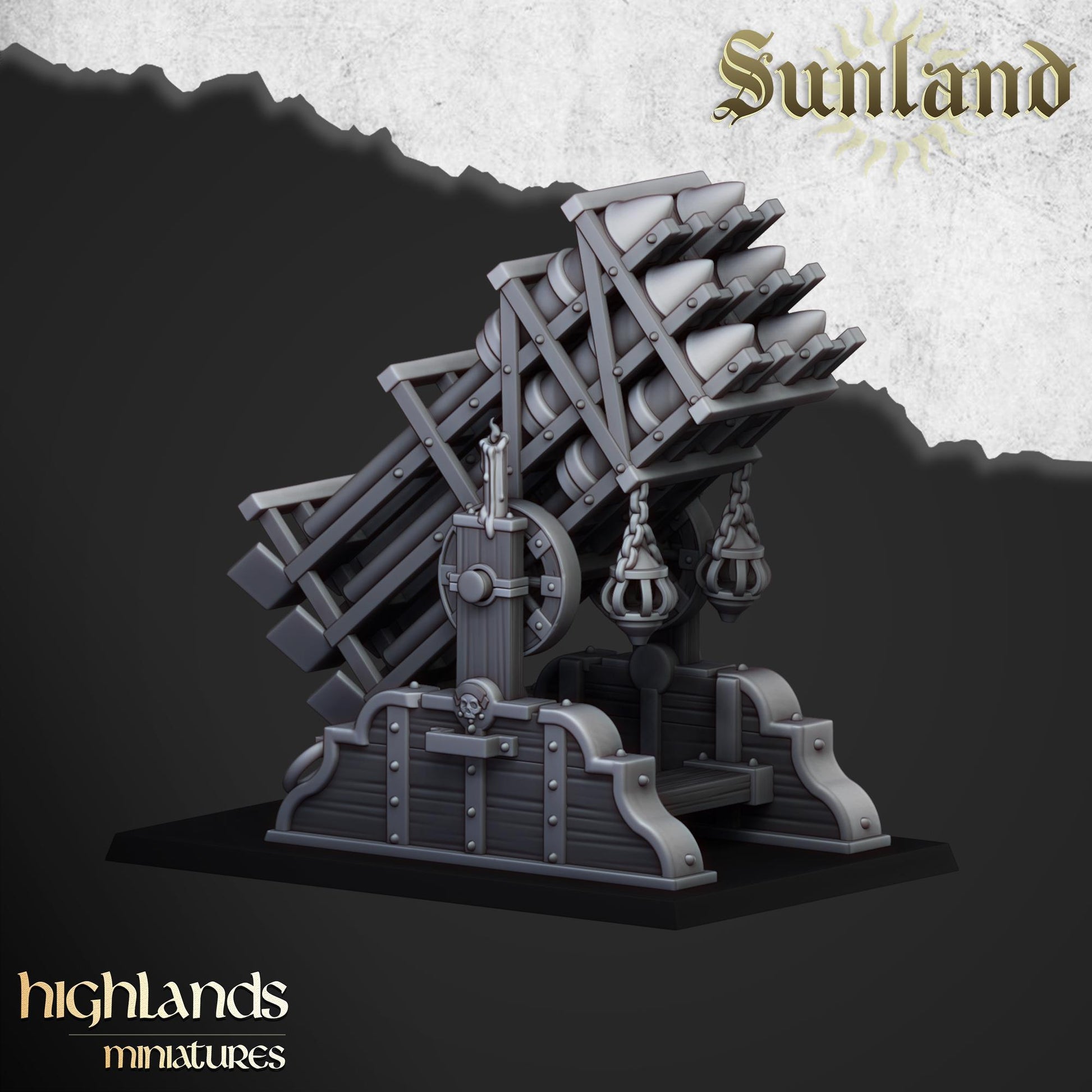 Highland Miniatures Sunland Artillery - Fantasy / D&D (Custom Order) - product image 3 of 4