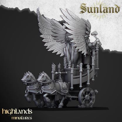 Highland Miniatures Sunland Alter Wagon - Fantasy / D&D (Custom Order) - product image 2 of 3