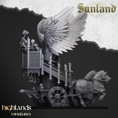 Highland Miniatures Sunland Alter Wagon - Fantasy / D&D (Custom Order) - product image 1 of 3