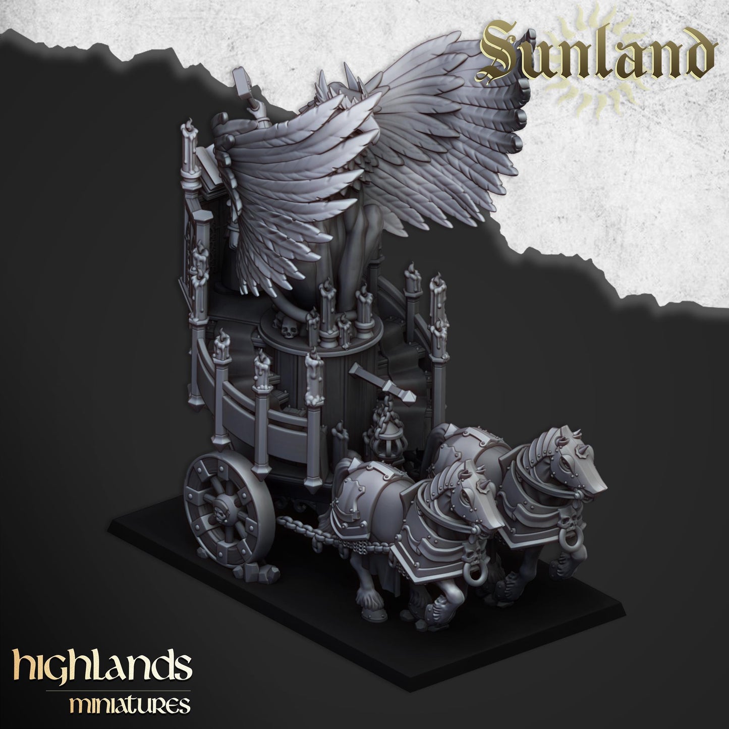 Highland Miniatures Sunland Alter Wagon - Fantasy / D&D (Custom Order) - product image 3 of 3