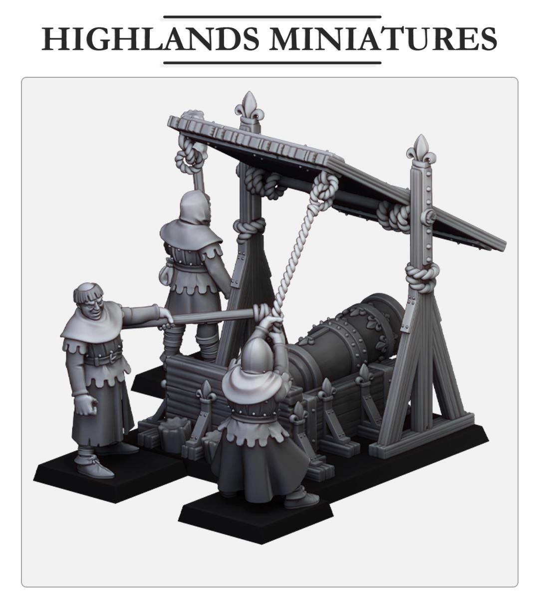Highland Miniatures Gallia Bombard - Fantasy / D&D (Custom Order) - product image 2 of 3