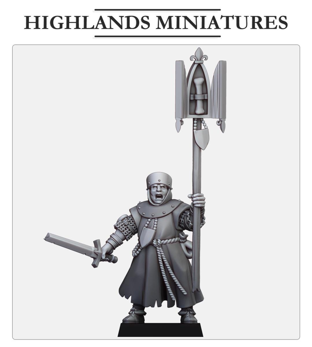Highland Miniatures Gallia Cleric with Relic - Fantasy / D&D (Custom Order) - product image