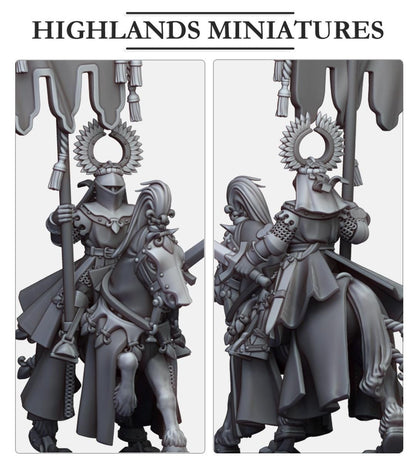 Highland Miniatures Gallia Battle Standard Bearers - Fantasy / D&D (Custom Order) - product image 3 of 4
